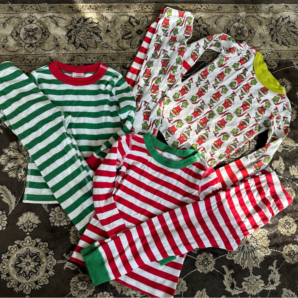 3 sets Hanna Andersson Christmas Pajamas